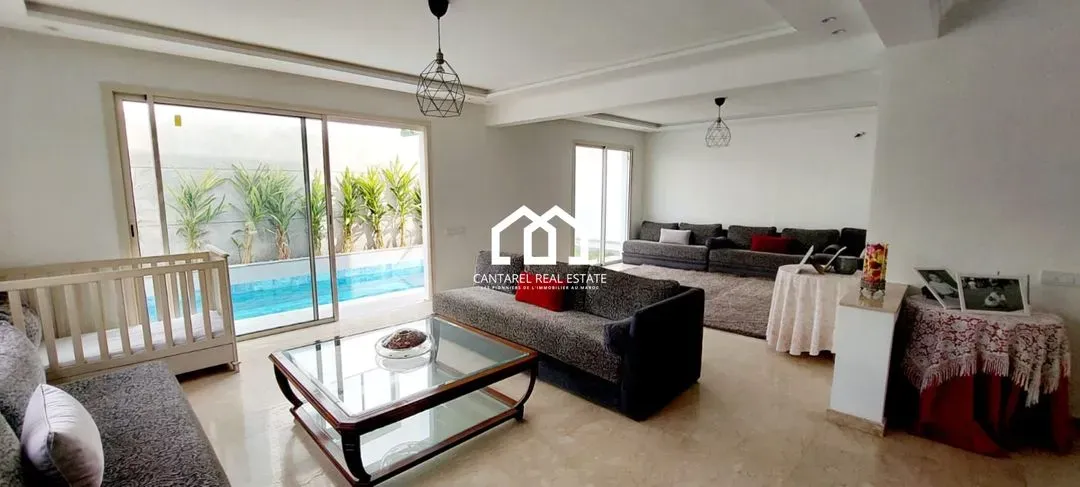 Villa à louer 40 000 dh 370 m², 4 chambres - CIL Casablanca
