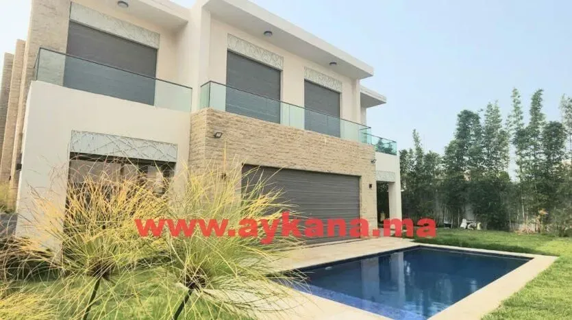 Villa à louer 35 000 dh 700 m² avec 4 chambres - El Menzeh Skhirate- Témara