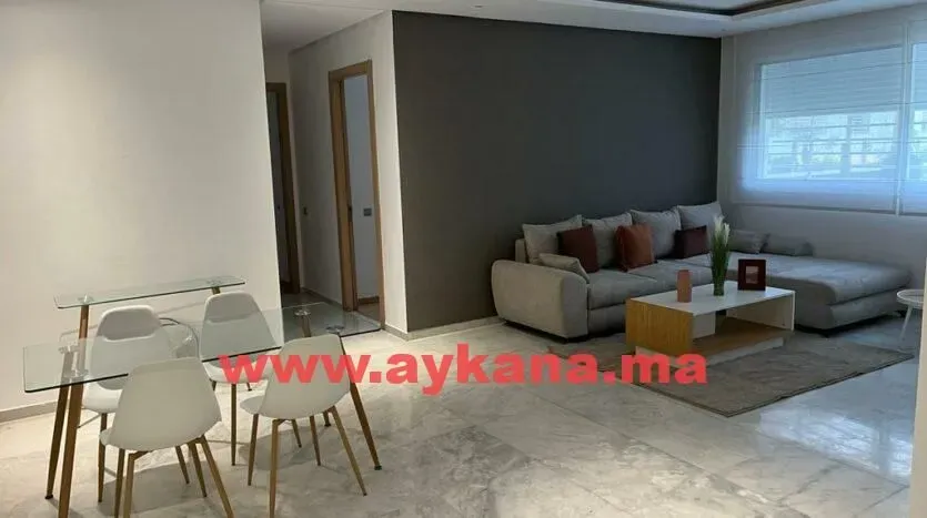 Appartement à louer 13 500 dh 98 m² avec 2 chambres - Riyad Rabat | Agenz