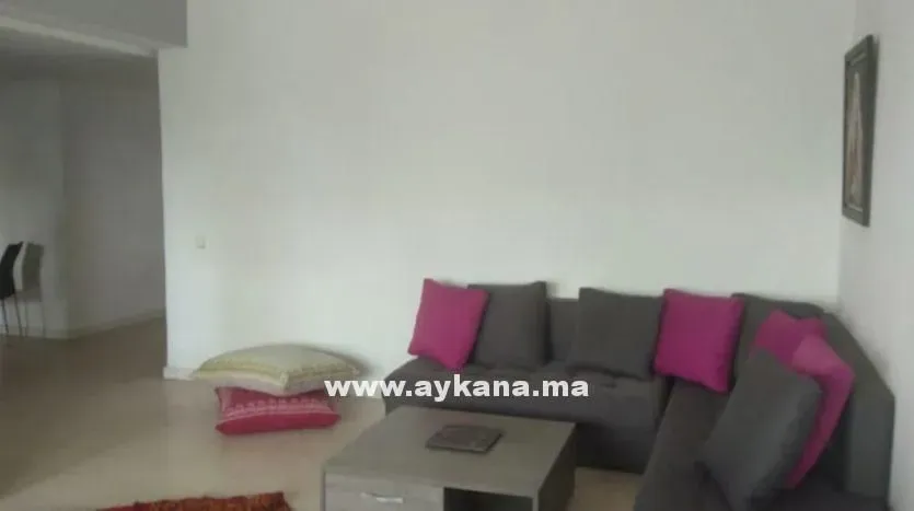 Appartement à louer 9 000 dh 114 m² avec 2 chambres - Riyad Rabat