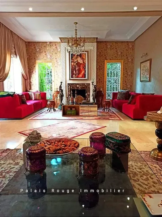 Villa à vendre 3 300 000 dh 506 m² avec 4 chambres - Route de Fès Marrakech