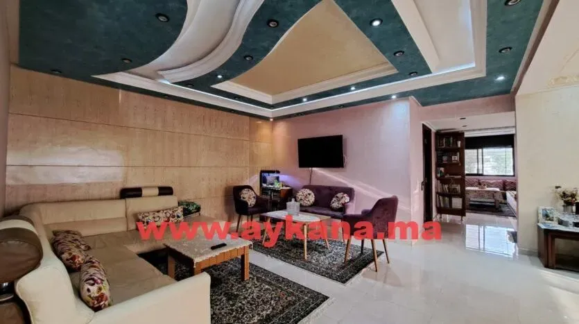 Appartement à louer 15 000 dh 168 m² avec 4 chambres - Souissi Rabat