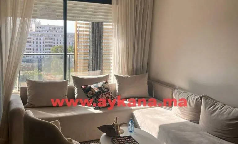 Appartement à louer 13 500 dh 98 m² avec 2 chambres - Riyad Rabat