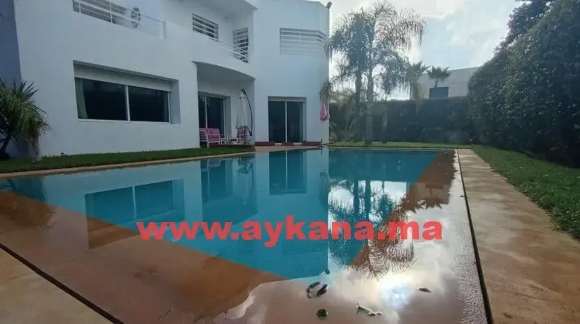 Villa à vendre 8 500 000 dh 763 m², 4 chambres - Riyad Rabat