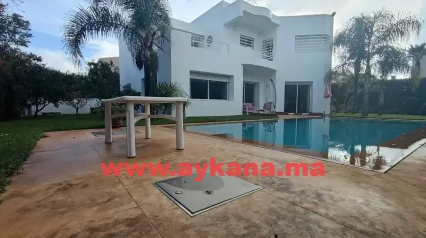 Villa à vendre 8 500 000 dh 763 m², 4 chambres - Riyad Rabat