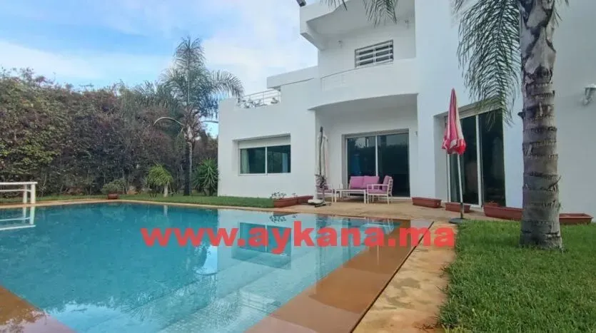 Villa for Sale 8 500 000 dh 763 sqm, 4 rooms - Riyad Rabat