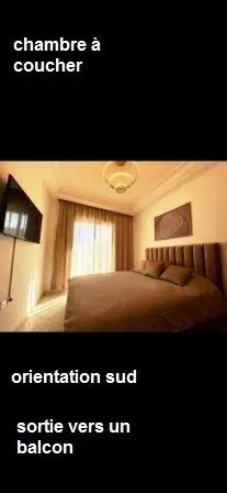 Appartement à louer 000 10 dh 80 m², 2 chambres - Hassan - Centre Ville Rabat