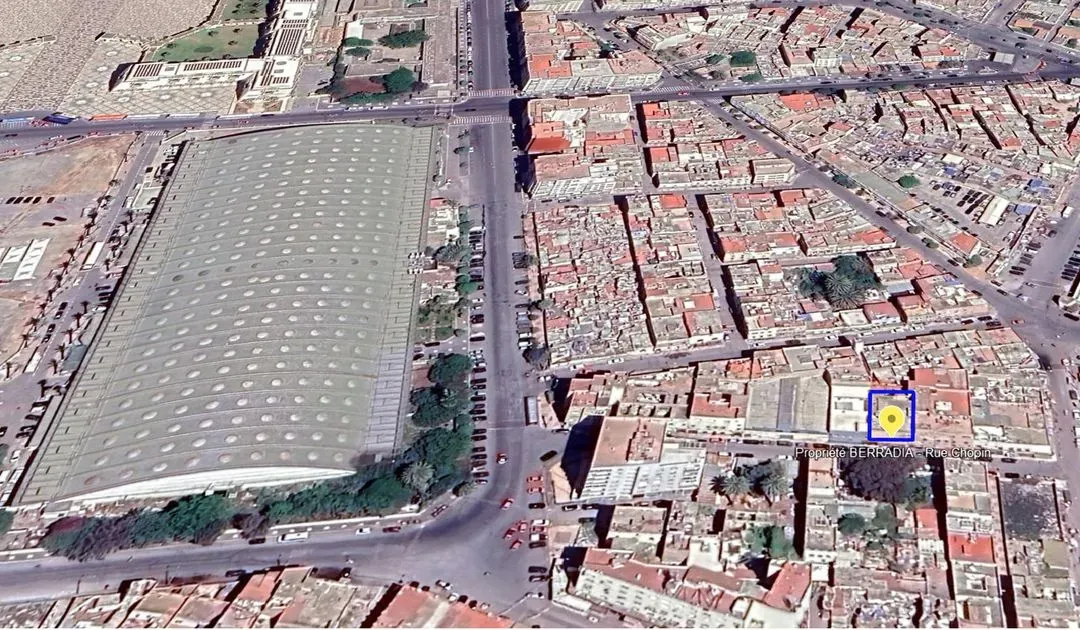 Terrain à vendre 5 215 000 dh 163 m² - Ancienne Medina Casablanca
