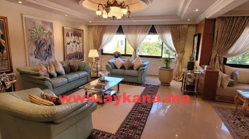 Appartement à vendre 5 500 000 dh 235 m², 3 chambres - Al Irfane Rabat