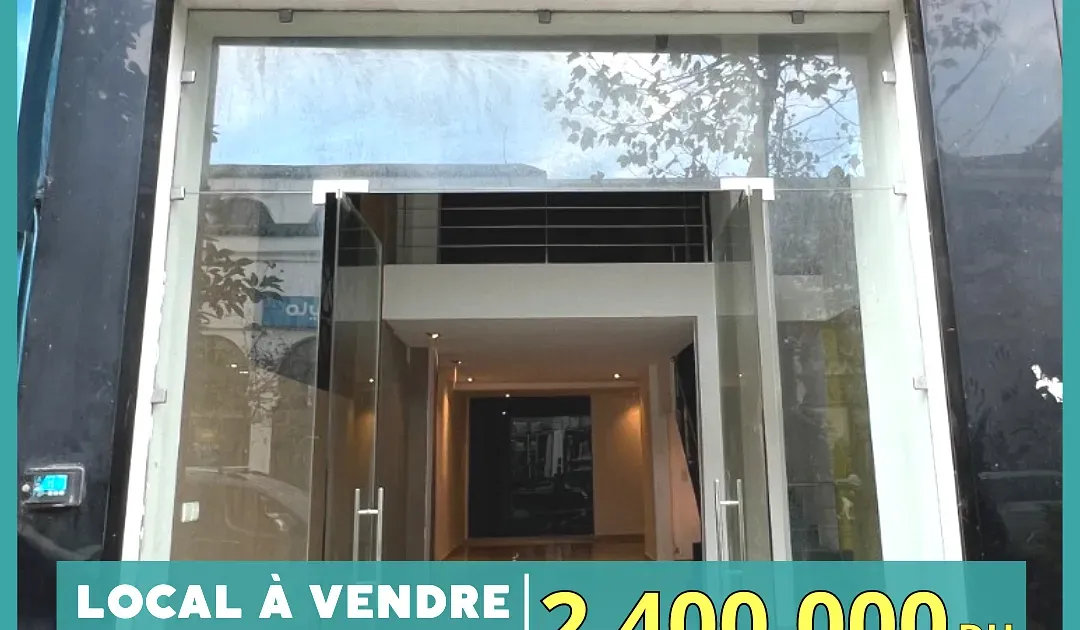 Commerce à vendre 2 400 000 dh 125 m² - Iberie Tanger