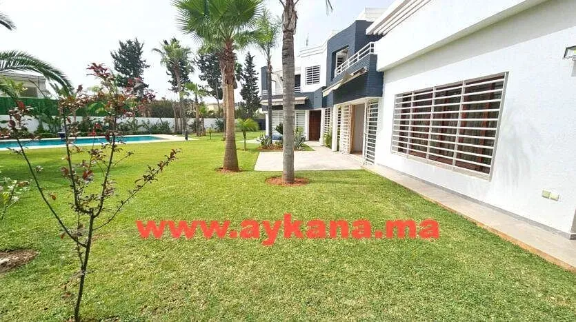 Villa à vendre 12 000 000 dh 600 m², 4 chambres - Souissi Rabat