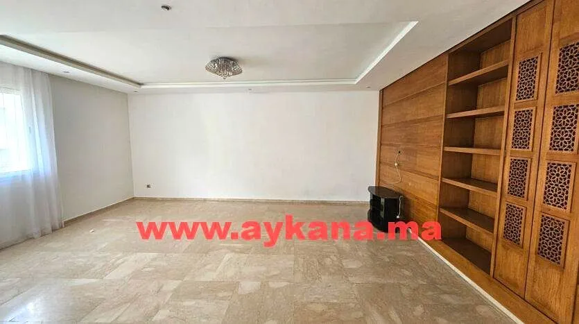 Appartement à vendre 3 500 000 dh 180 m², 3 chambres - Riyad Rabat