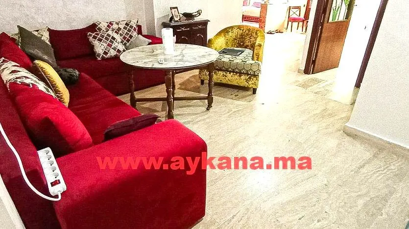 Appartement à louer 9 500 dh 90 m², 2 chambres - Hassan - Centre Ville Rabat