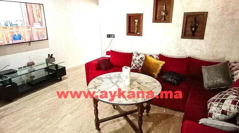 شقة للكراء 500 9 د٠م 90 م², 2 غرف - حسان - وسط المدينة الرباط