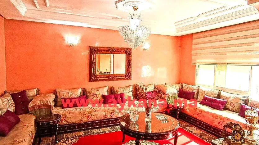 شقة للكراء 500 9 د٠م 90 م², 2 غرف - حسان - وسط المدينة الرباط