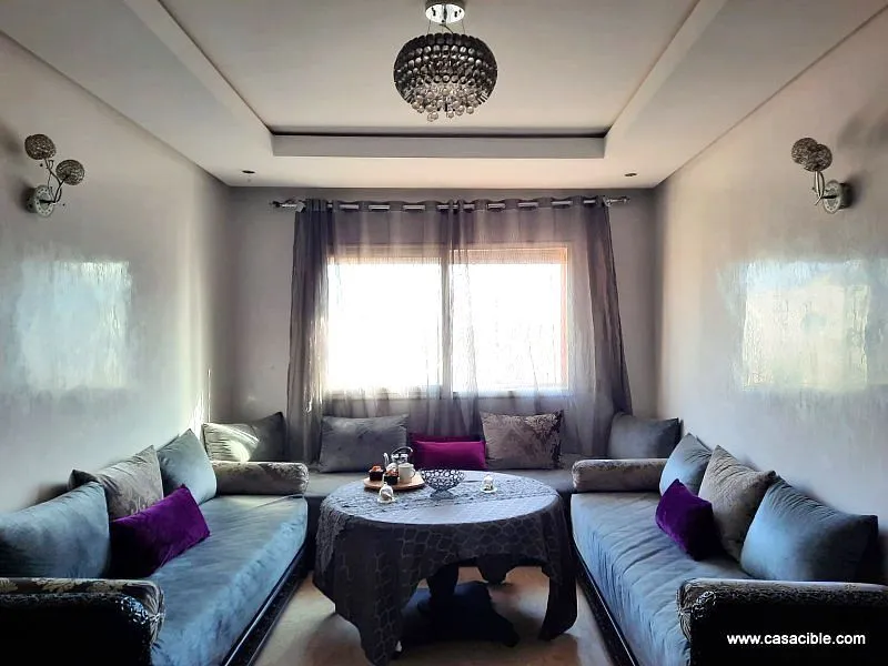 Apartment for rent 5 500 dh 79 sqm, 2 rooms - Sidi Maarouf Casablanca