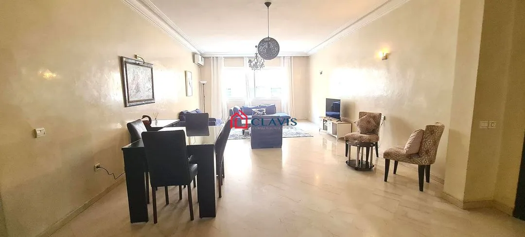Appartement à louer 13 000 dh 130 m², 3 chambres - Racine Casablanca