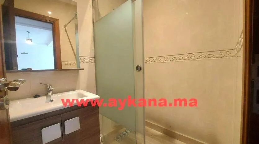 Apartment for rent 7 500 dh 125 sqm, 2 rooms - Les Orangers Rabat