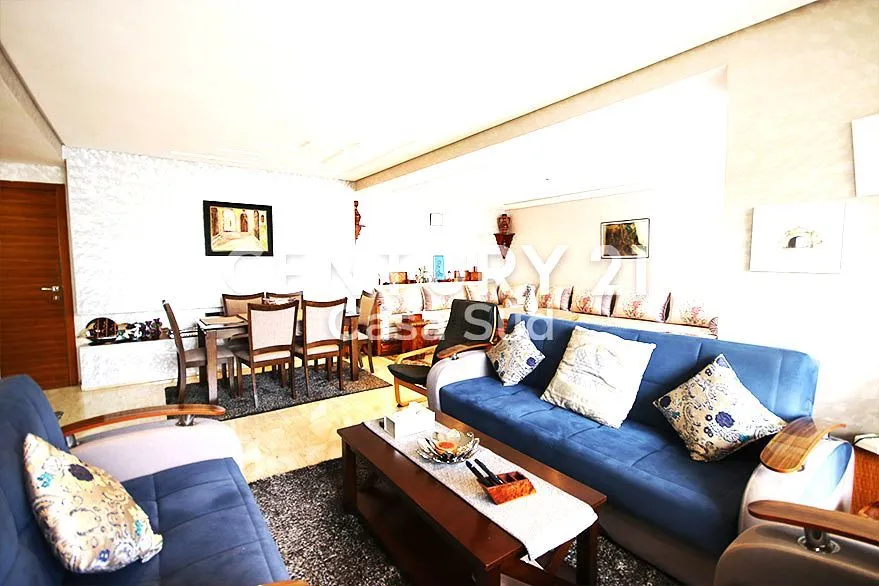 Appartement à louer 14 500 dh 131 m², 3 chambres - Mandarona Casablanca