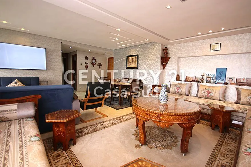 Appartement à louer 14 500 dh 131 m², 3 chambres - Mandarona Casablanca