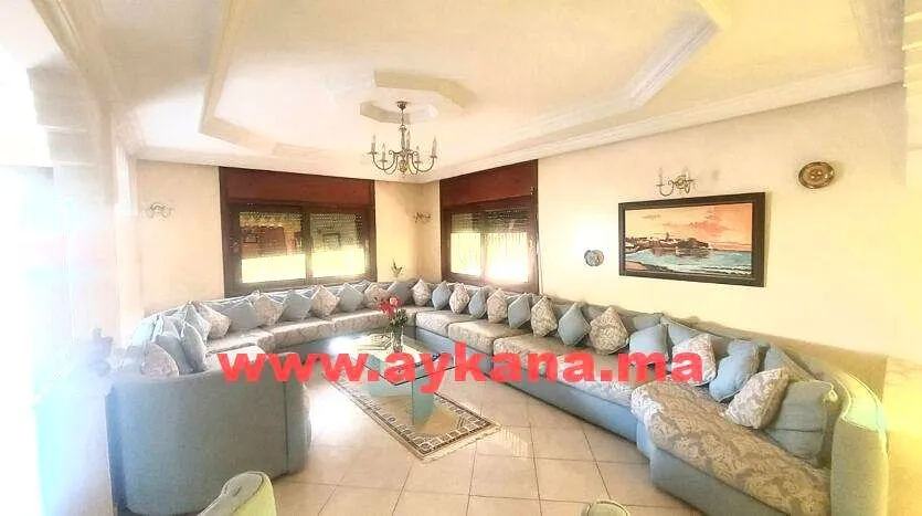 Villa à vendre 7 200 000 dh 585 m², 5 chambres - Riyad Rabat