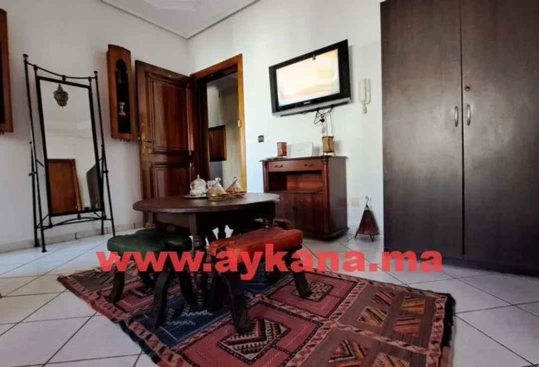 Appartement à louer 7 000 dh 50 m² avec 1 chambre - Hassan - Centre Ville Rabat