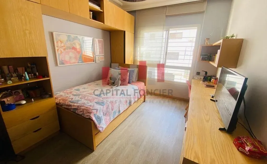 Appartement à louer 18 000 dh 181 m², 4 chambres - Racine Casablanca