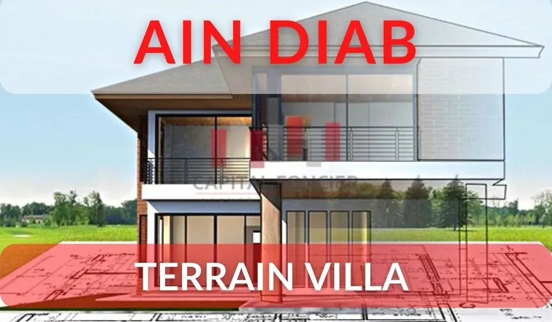 Terrain à vendre 4 500 000 dh 290 m² - Ain Diab Casablanca