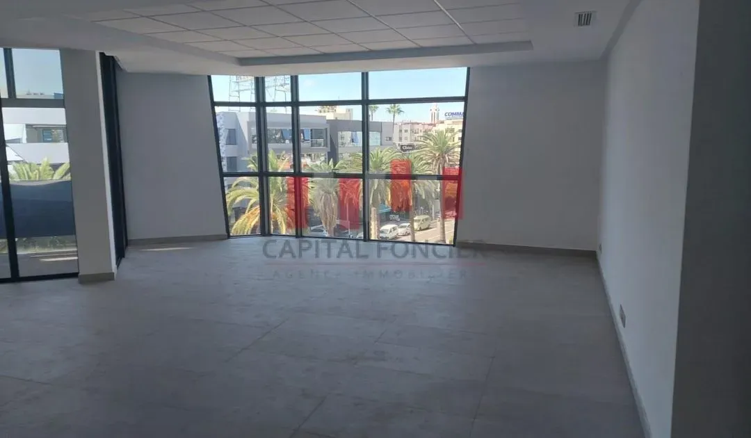 Bureau à louer 16 125 dh 103 m² - Plateau Casablanca