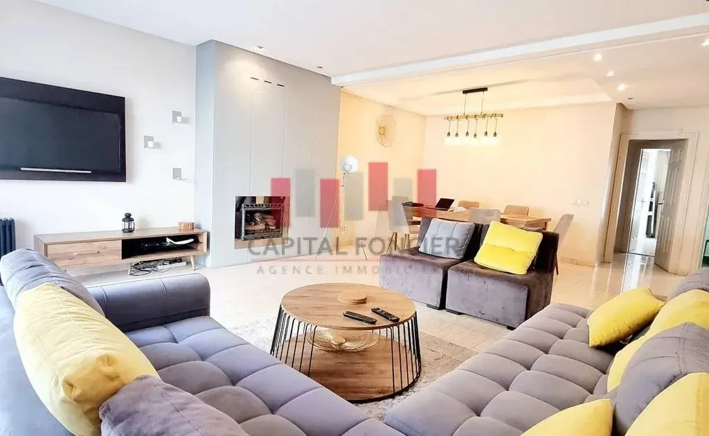 Appartement à louer 12 000 dh 133 m², 3 chambres - Racine Casablanca