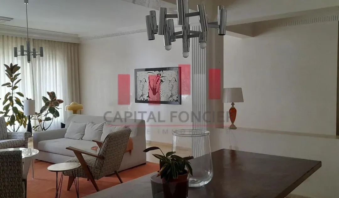 Appartement à louer 15 000 dh 140 m², 2 chambres - Racine Casablanca