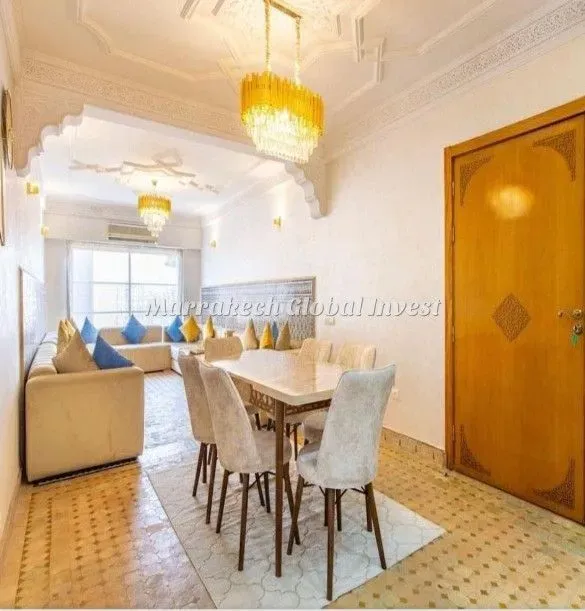 Appartement à louer 8 000 dh 120 m² avec 2 chambres - Guéliz Marrakech