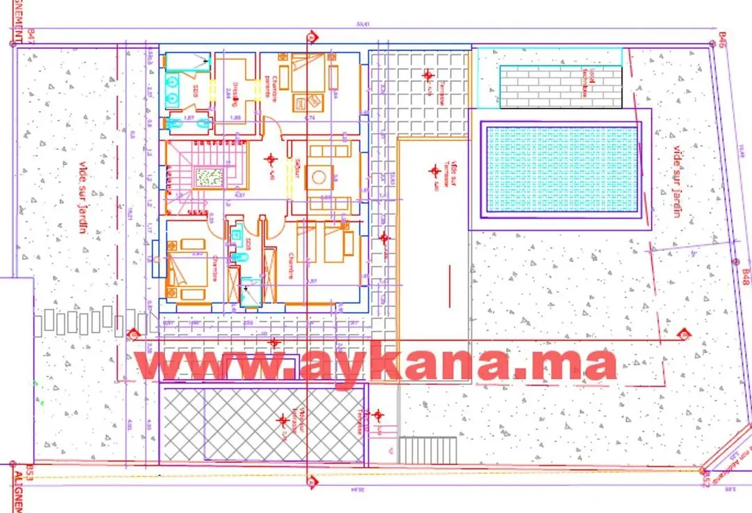 Villa à vendre 8 000 000 dh 698 m² avec 4 chambres - Layayda Salé