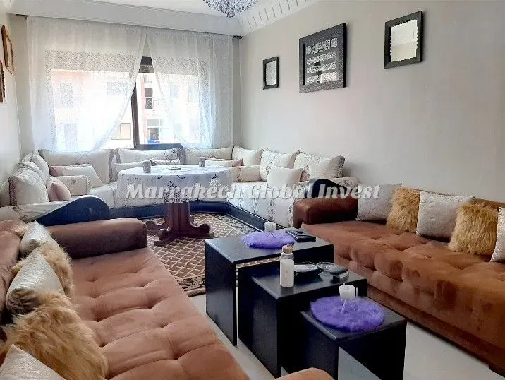 Appartement à louer 6 500 dh 87 m² avec 2 chambres - Hay Saada Marrakech