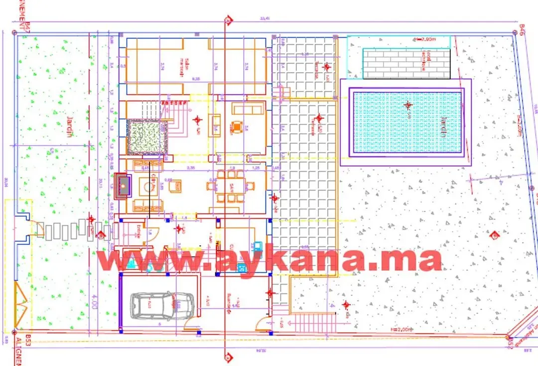 Villa à vendre 8 000 000 dh 698 m² avec 4 chambres - Layayda Salé