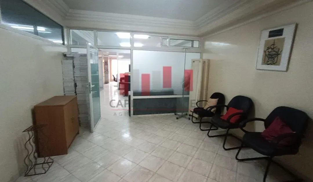 مكتب للبيع 000 800 1 د٠م 100 م² - راسين الدار البيضاء