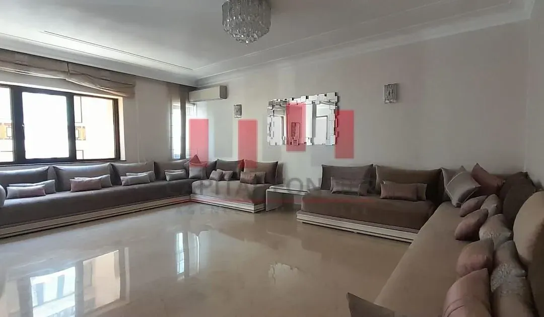 شقة للكراء 000 25 د٠م 188 م², 3 غرف - راسين الدار البيضاء